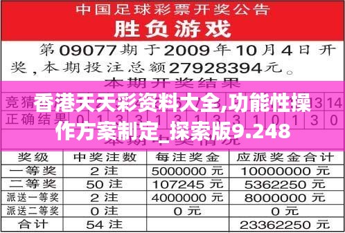 香港天天彩资料大全,功能性操作方案制定_探索版9.248