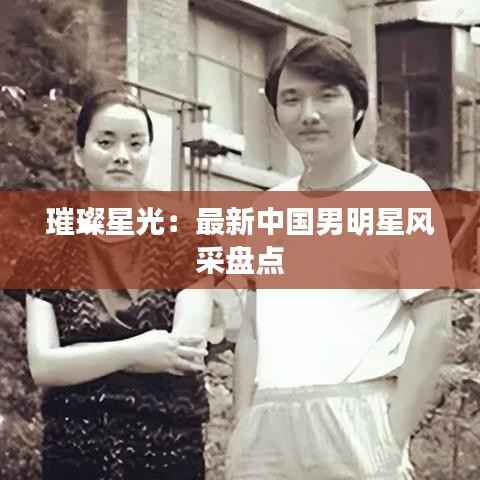 璀璨星光:最新中国男明星风采盘点