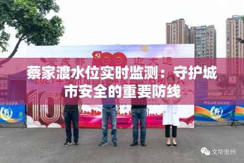 蔡家渡水位实时监测：守护城市安全的重要防线